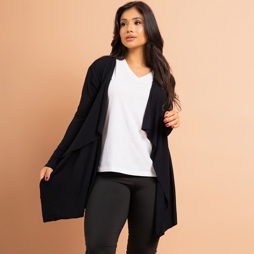 Cardigan Feminino Inverno Casaquinho Feminino Casual Kimono Cardigã