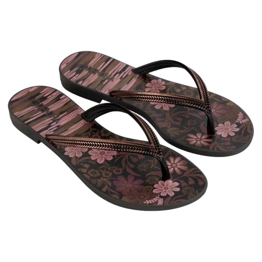 sandalia Rasteira chinelo Feminina  Grendha  Mais Açái Energia original confortavel  lançamento