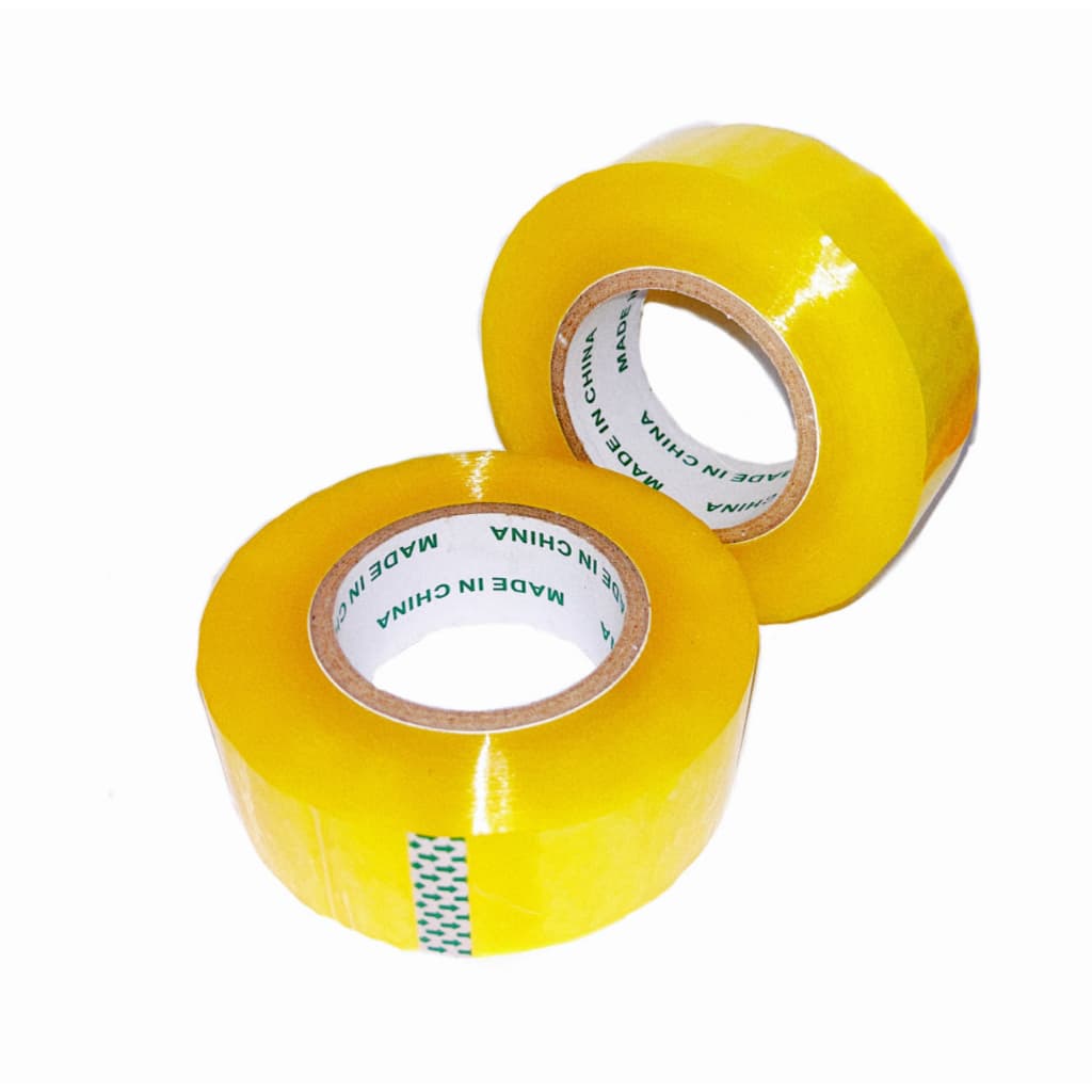 KIT2 Rolos de Fita Adesiva 300M x 45MM Transparente Para Embalar Caixa Excelente Aderência