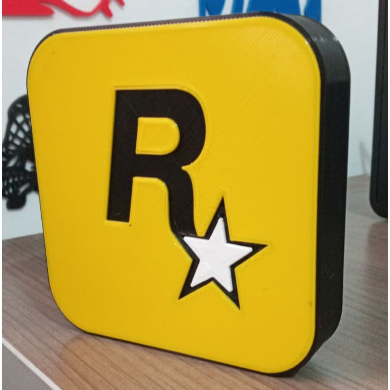 Placa Decorativa Rockstar