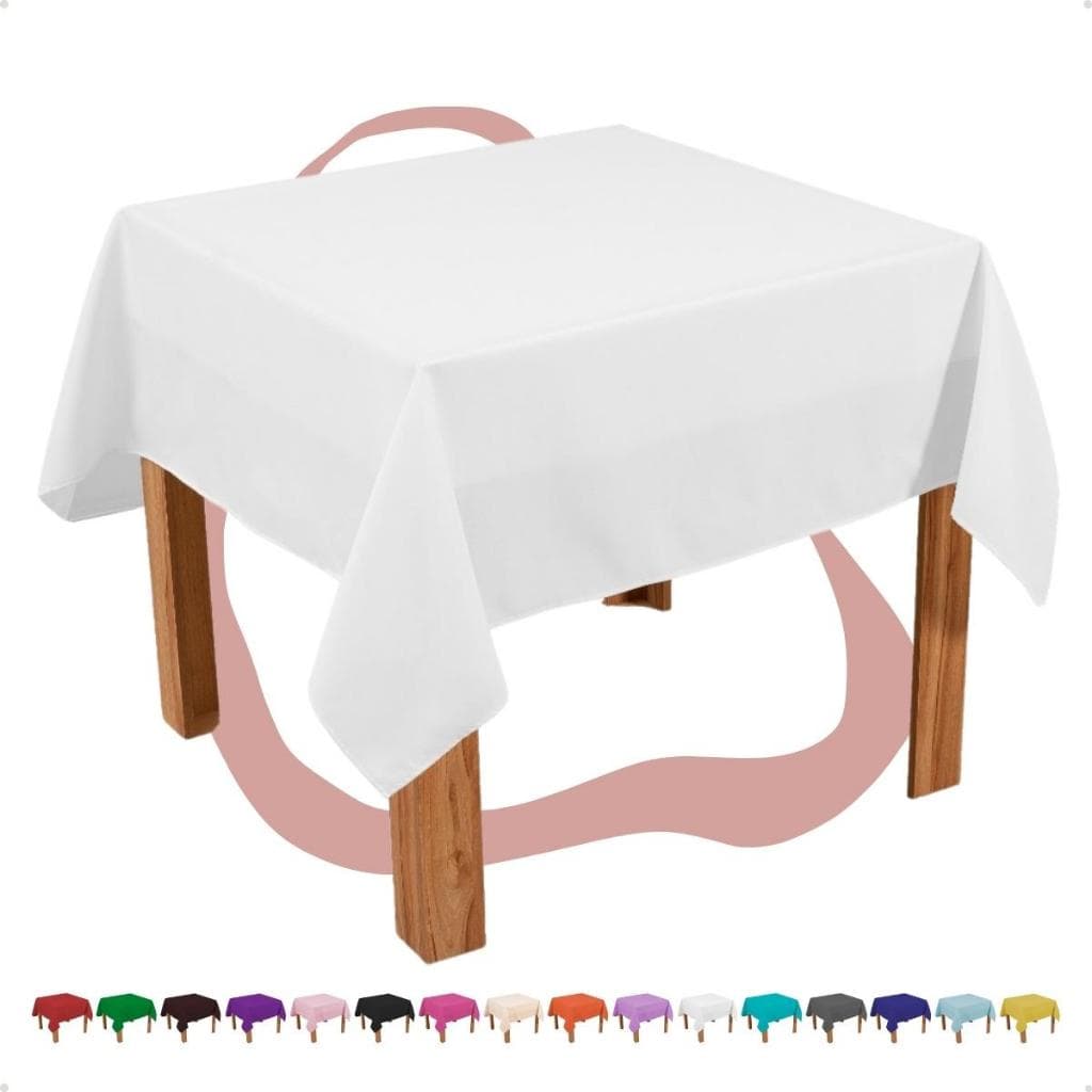 10 Toalha De Mesa Quadrada 1,50x1,50 Em Oxford Festa Buffet