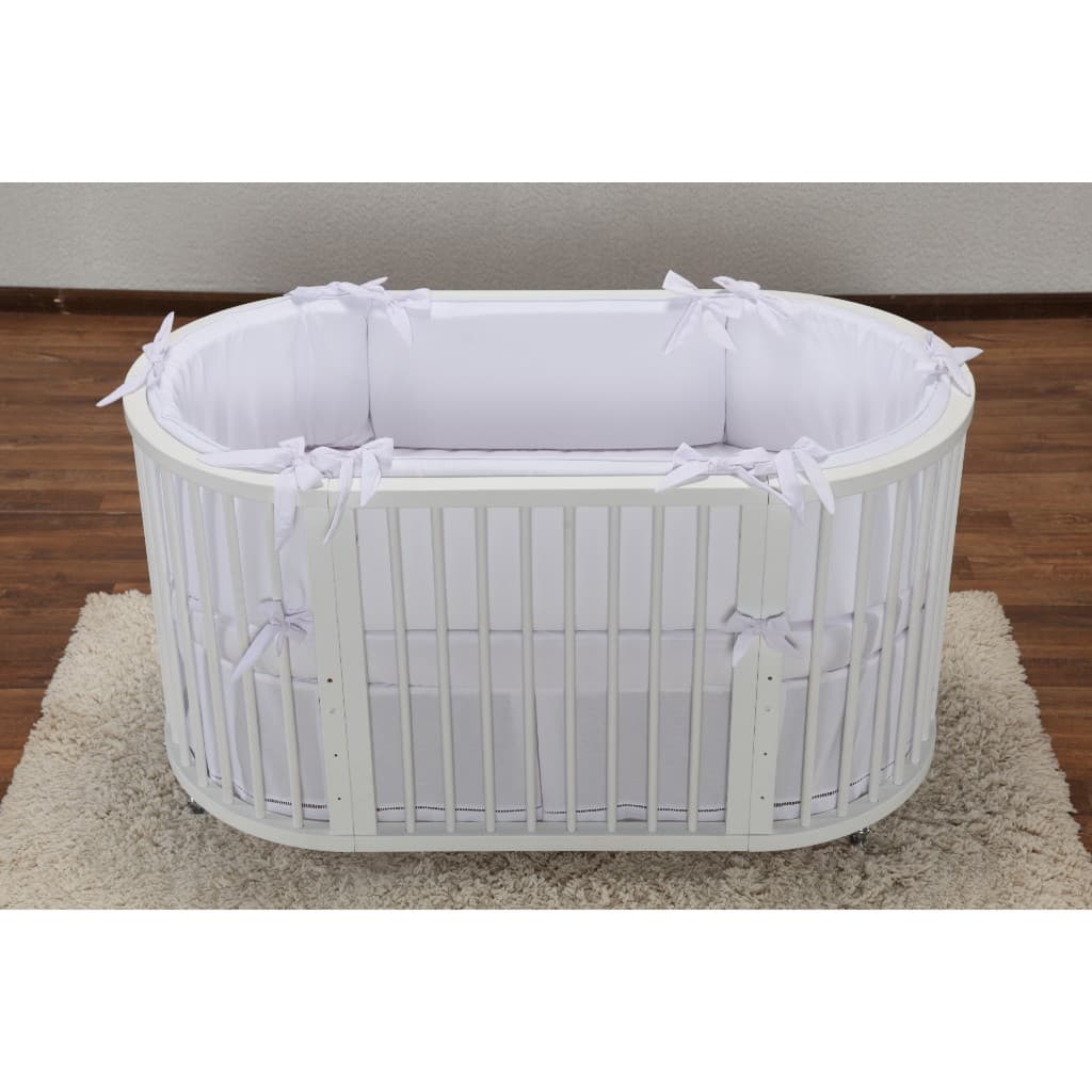 Kit Protetor Para Berço Wave Divicar Fase 1 e 2 Branco