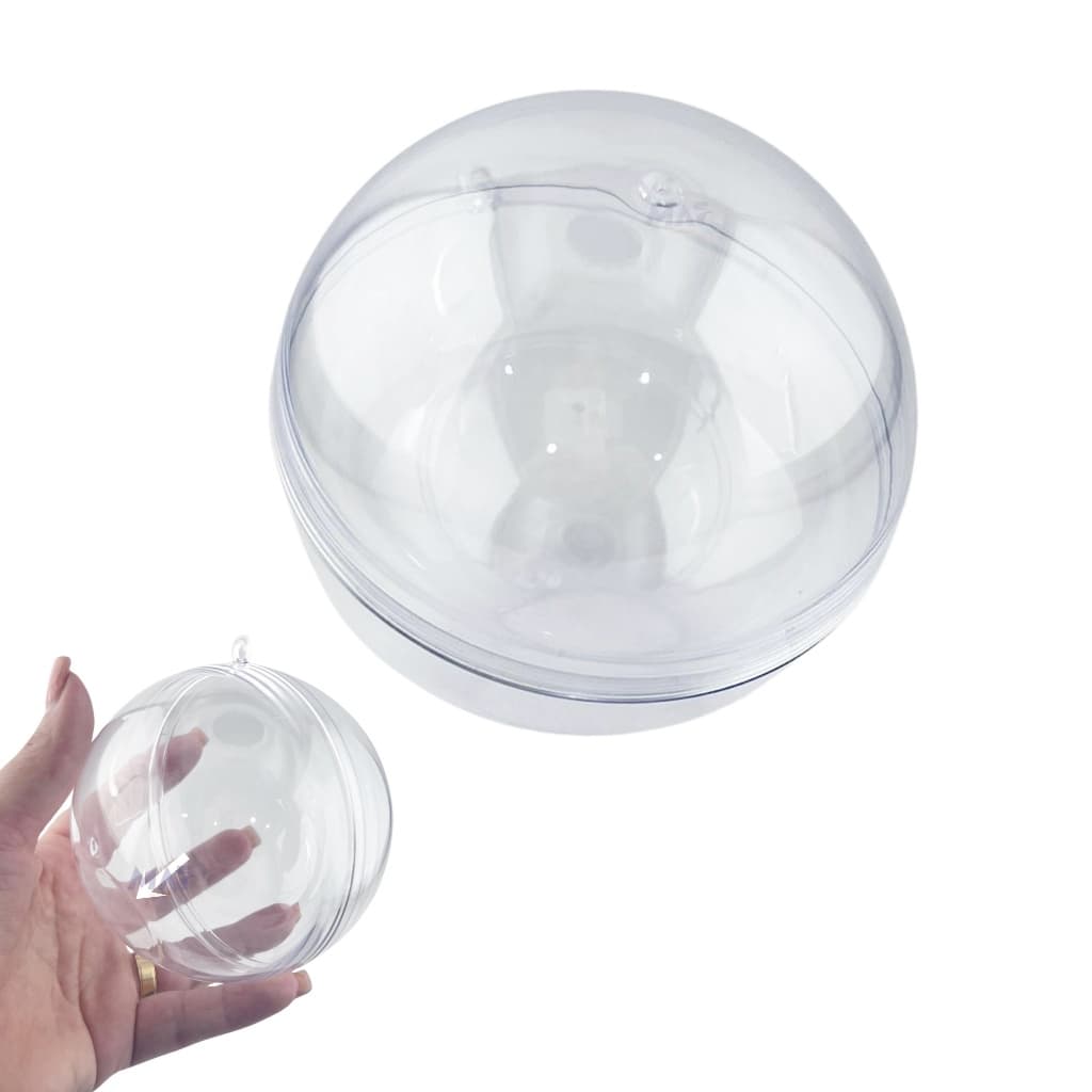Bola Acrilica 10cm Esfera Acrilica - Esfera de Mesa Acrilico Festa Lembrancinha Luxo Bolo