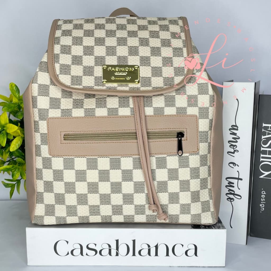 Mochila Saco Feminina Com Bolso Frontal Espaçosa Moderna