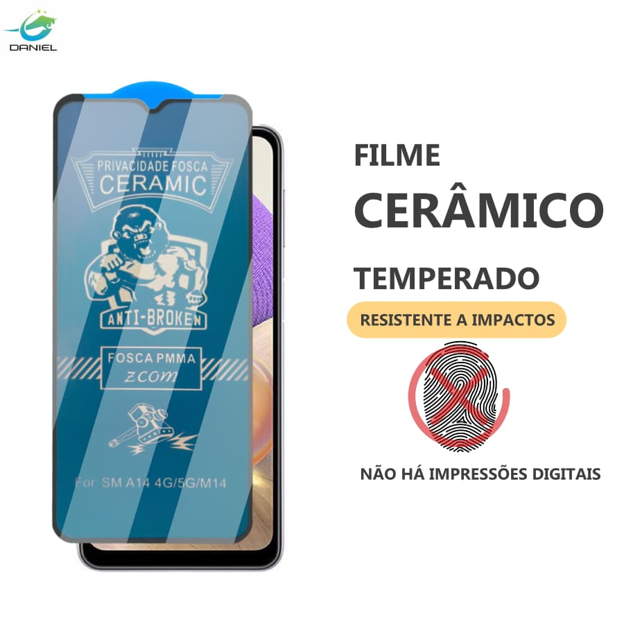 Daniel Película cerâmica de Fosca privacidade Samsung A15 A25 A24 A05 A05S A35 A20S Película protetora