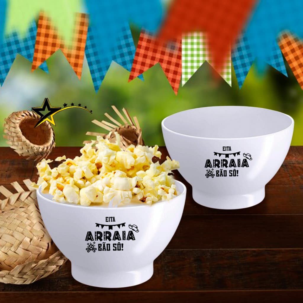 KIT 20 CUMBUCAS FESTA JUNINA EITA ARRAIÁ BAO COMIDAS TIPICAS SÃO JOÃO FESTAS