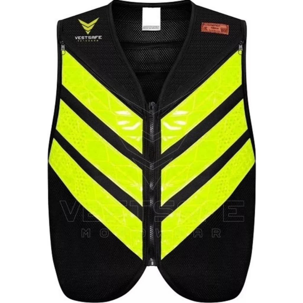 Colete Refletivo De Alta Visibilidade Motoboy Vestsafe