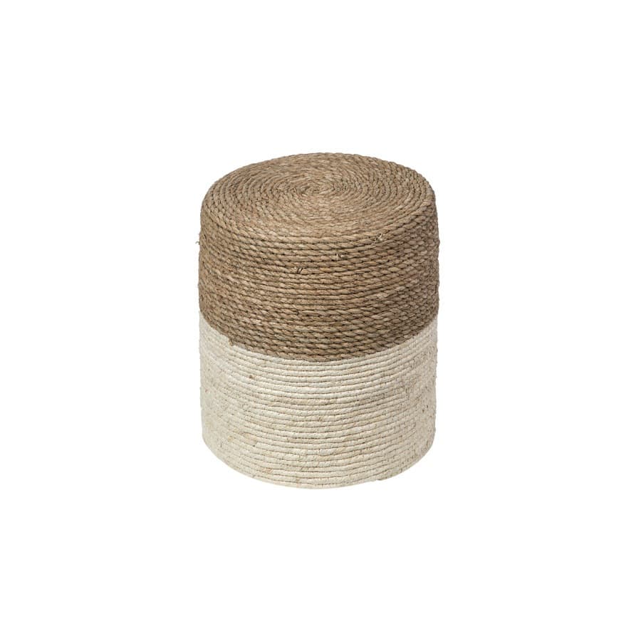 Puff Banquinho Boxbit Seat Garden em fibra natural (seagrass)