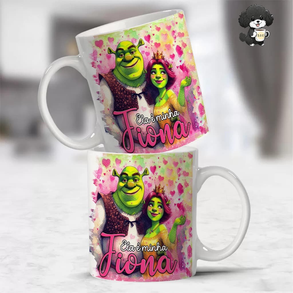 Caneca Personalizada Shrek - Caneca da Minha Fiona