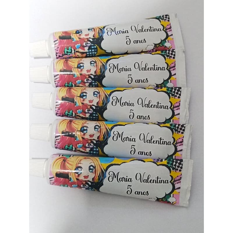 20 unidades personalizados de creme dental