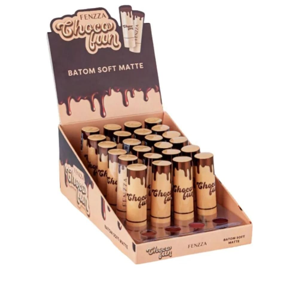 Kit Batom Soft Choco Fun C/4 Unidades Fenzza - FZ20086