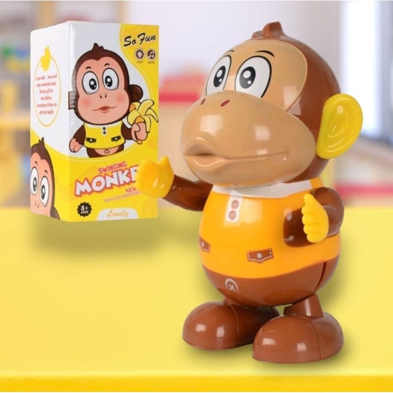 Macaquinho Dançarino Divertido  (PILHAS INCLUSAS)