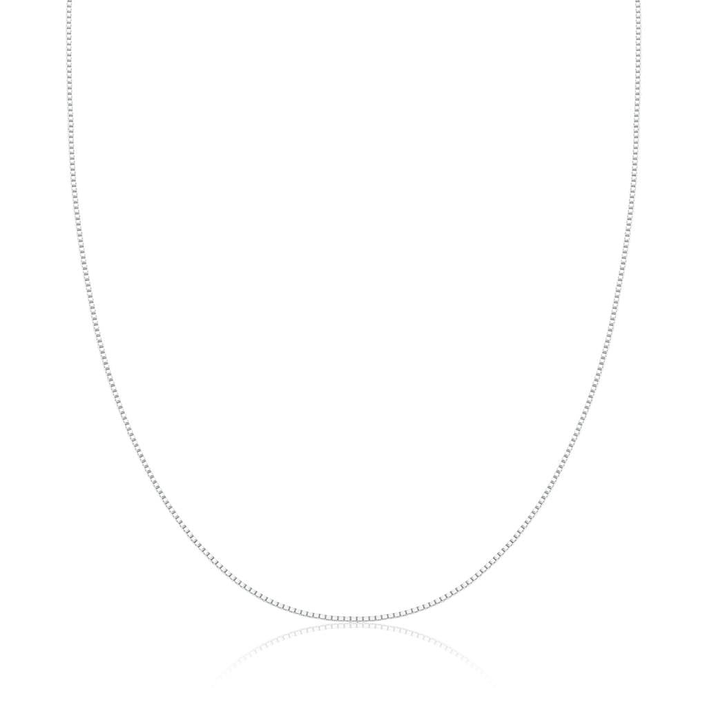 Corrente veneziana Banhada à prata 925 40/45 cm semijoia com garantia