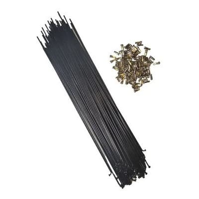 Par Raio Preto Inox 290mm 2.0 Fina Para 2 unidade Aro 29"