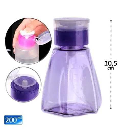 PORTA ACETONA VOCE TODA LINDA 180Ml DOSADOR ECONOMICO PRATICIDADE E QUALIDADE MANICURE E PEDICURE