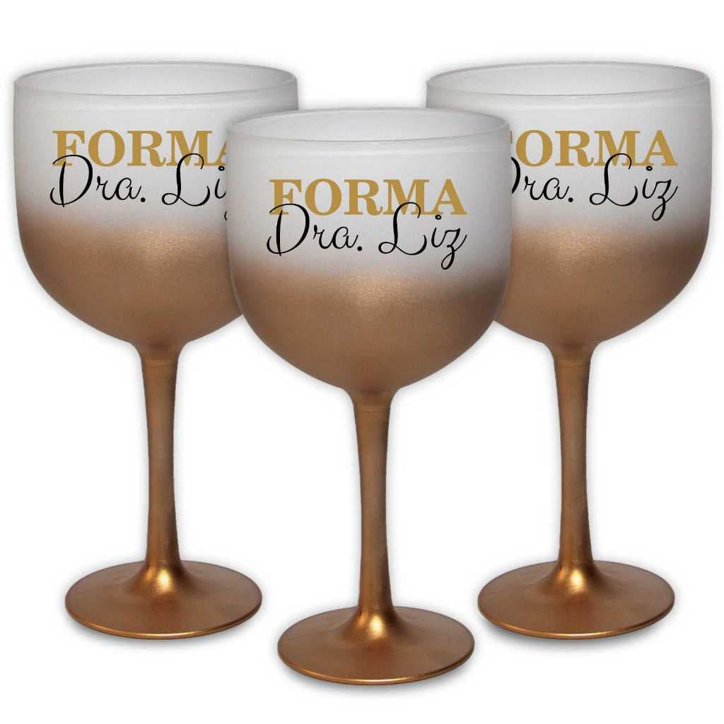 TAÇAS DE GIN DEGRADÊ PERSONALIZADAS BAILE DE FORMATURA