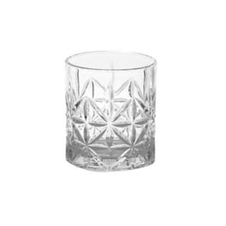 Jogo De 6 Copos Para Whisky Moon Stone Clear Onix 320ml
