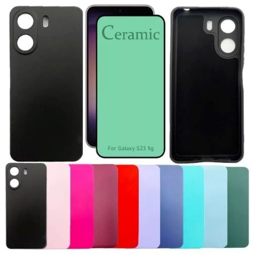 Capa Capinha Colorida Aveludada + Película Cerâmica Para Motorola G6/G6 PLUS/G6 PLAY/G5/G5 PLUS/G5S/G5S PLUS