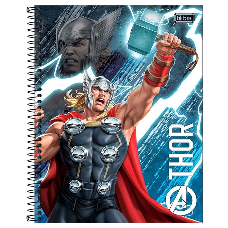 Caderno Espiral Univ. 1 Matéria Avengers - Tilibra 1un