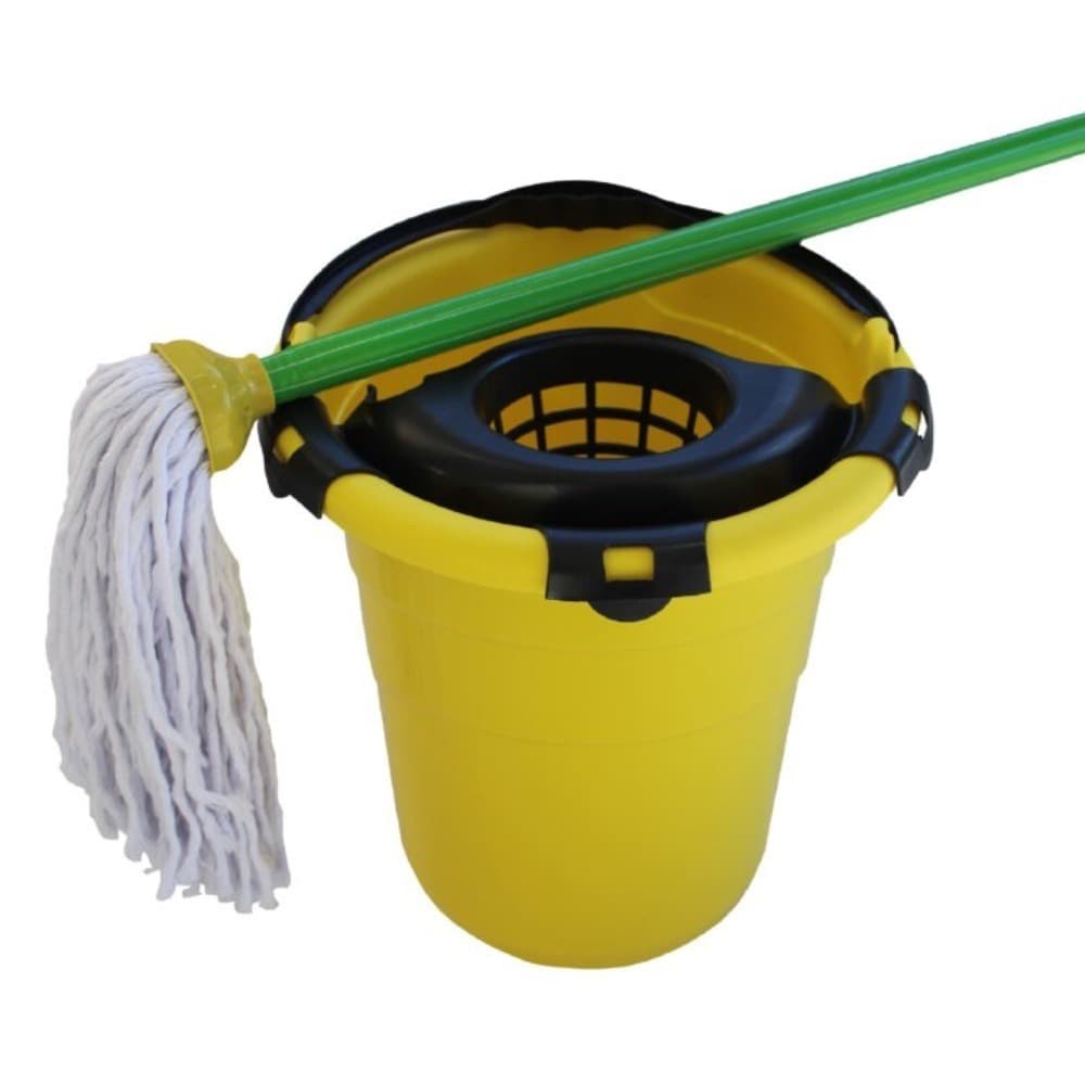 KIT LIMPEZA BALDE 12LT COM MOP. ESFREGÃO DALCIN obs. (não acompanha o cabo!)