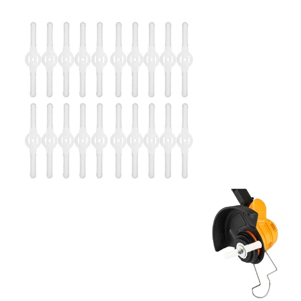 Lamina Plástica P/roçadeira Cortador Jardim Grama (kit 20un)
