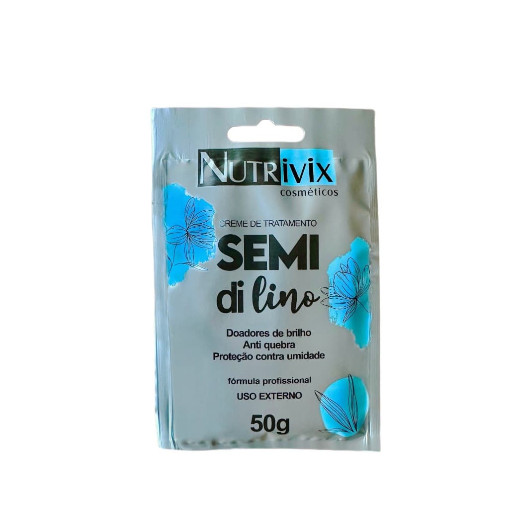 Sachê Semi Di Lino 50g - Nutrivix Cosméticos