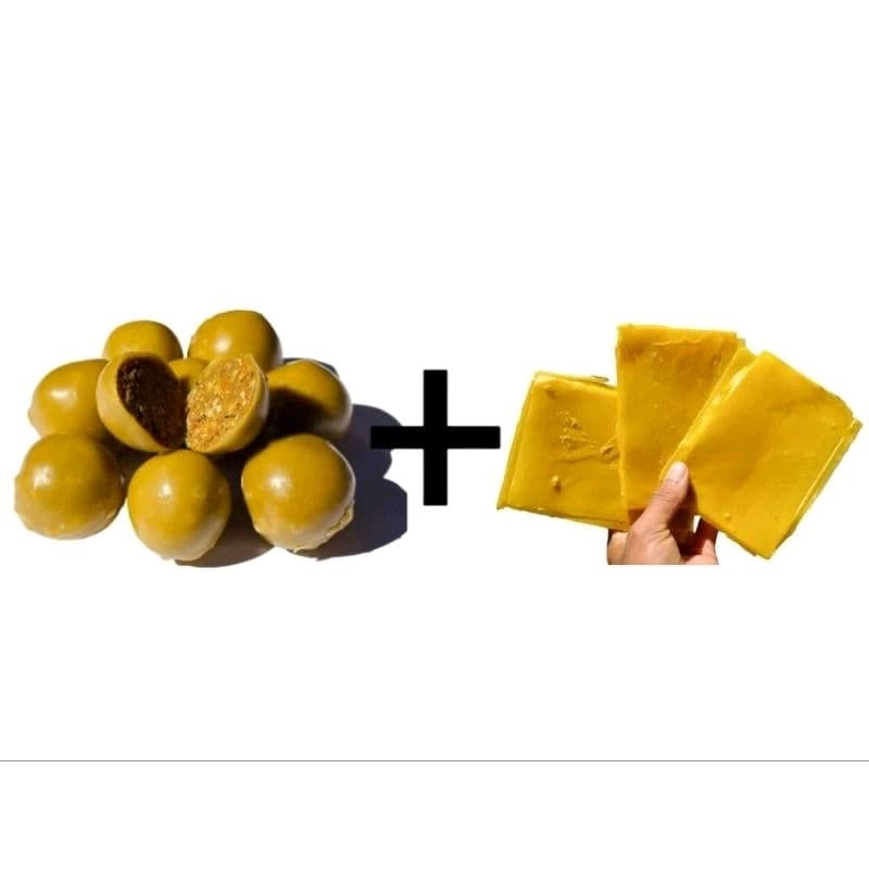 Bombom de pólen+Cera mista para  de Abelhas Mandaçaia,Jatai,Uruçu etc