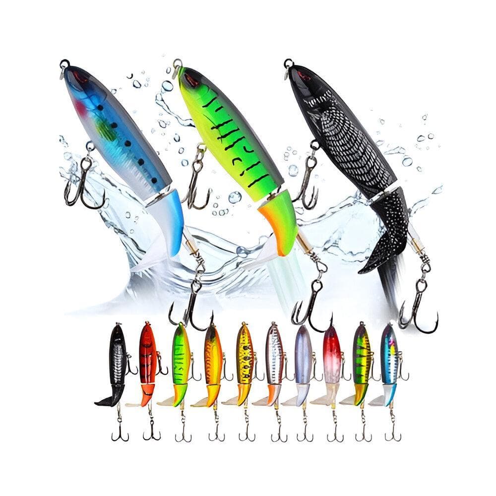 Isca Popper 13g /10cm Calda Giratória isca de Superficie