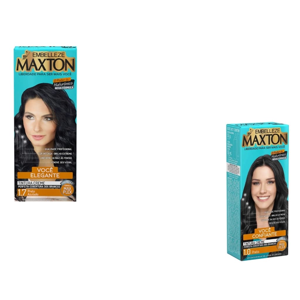 Tinta Para Cabelo Maxton Kit Com 2 Unidade