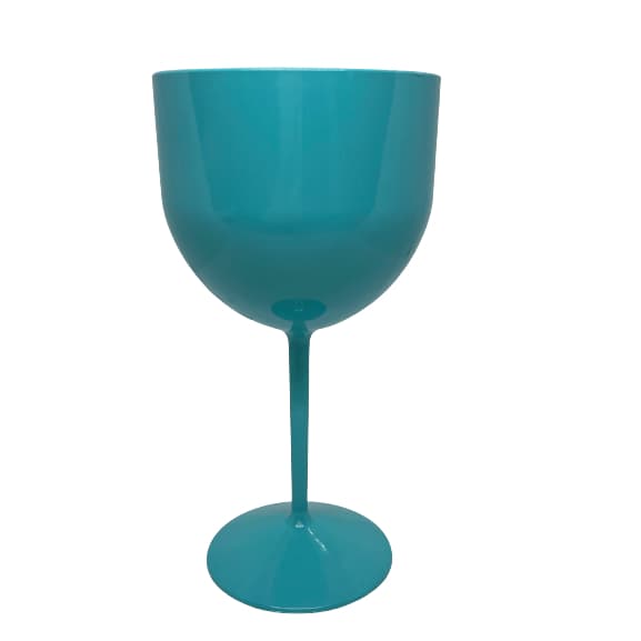 TAÇA DE GIN PLÁSTICO  580ML AZUL TIFANNY