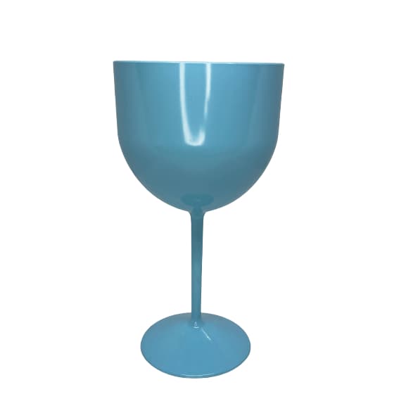 TAÇA DE GIN PLÁSTICO  580ML AZUL CLARO