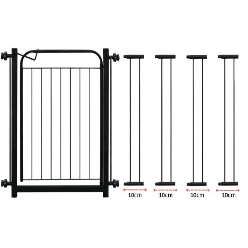 Portão Pet Grade Para Cachorro (68cm A 113cm) Cercado de Proteção