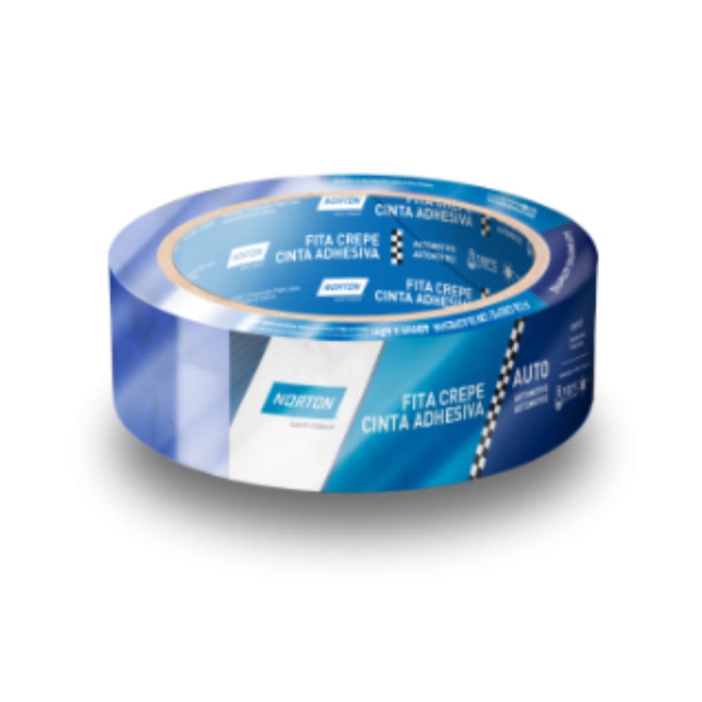 Fita Crepe Auto Reparo Azul 48mm X 40m Norton