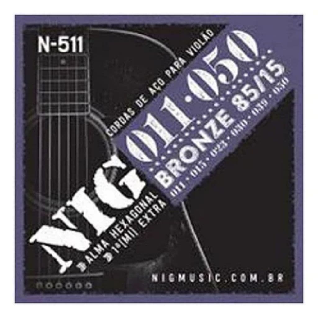 Encordoamento NIG Violão Aço 011 N-511
