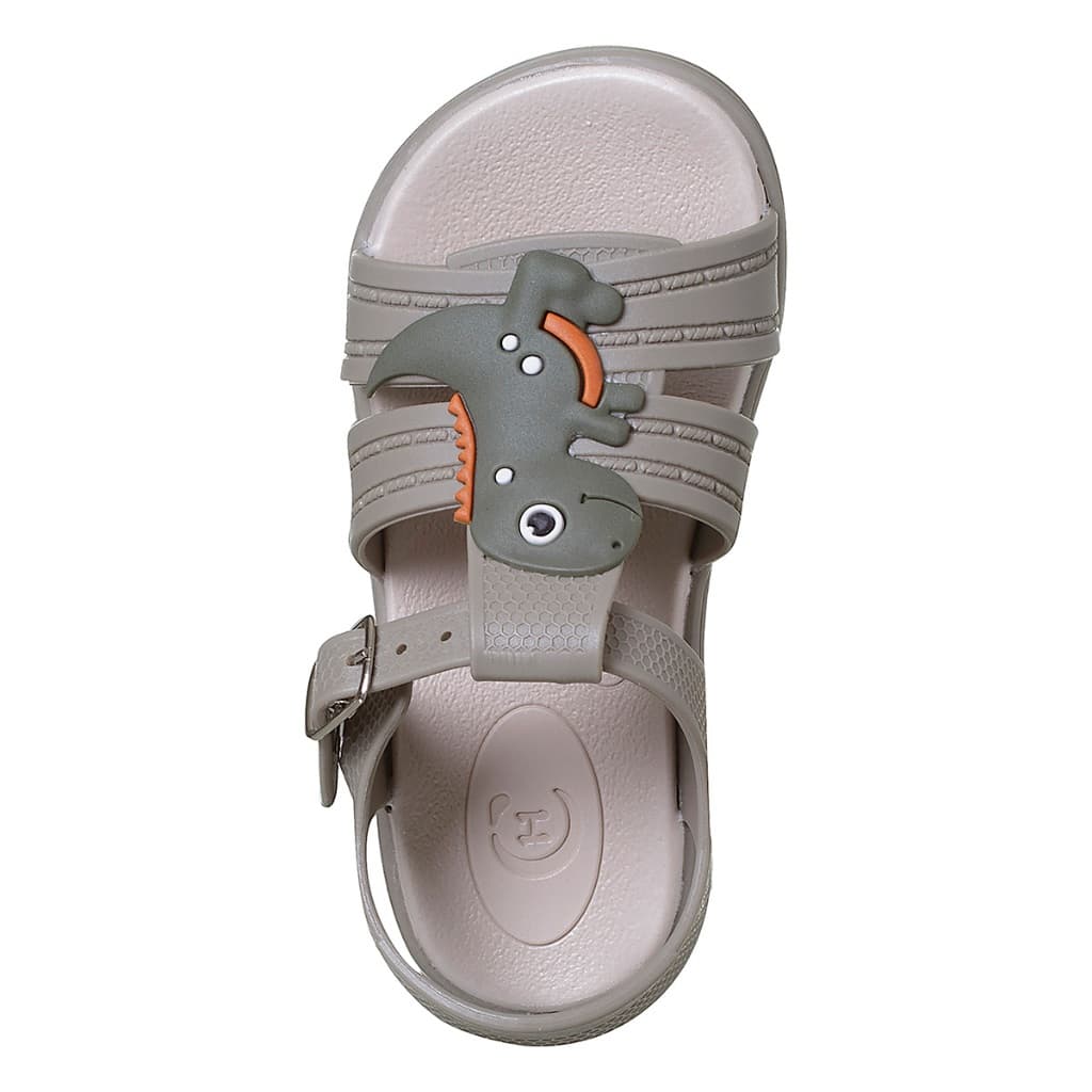 Sandalia de Borracha Infantil Menino Dinossauro Areia