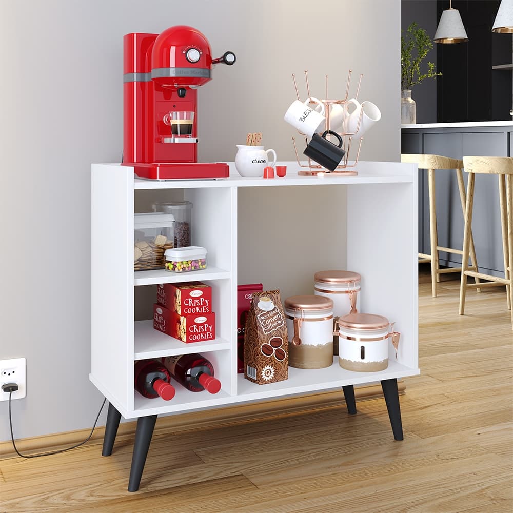 Aparador Buffet Maria Nichos Decorativos Armário Amélia Luxo