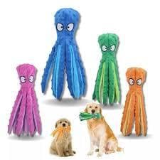 Polvo  Brinquedo Para Animais De Estimação Mastigar Som Cachorro De Pelúcia Com Cães E Gato