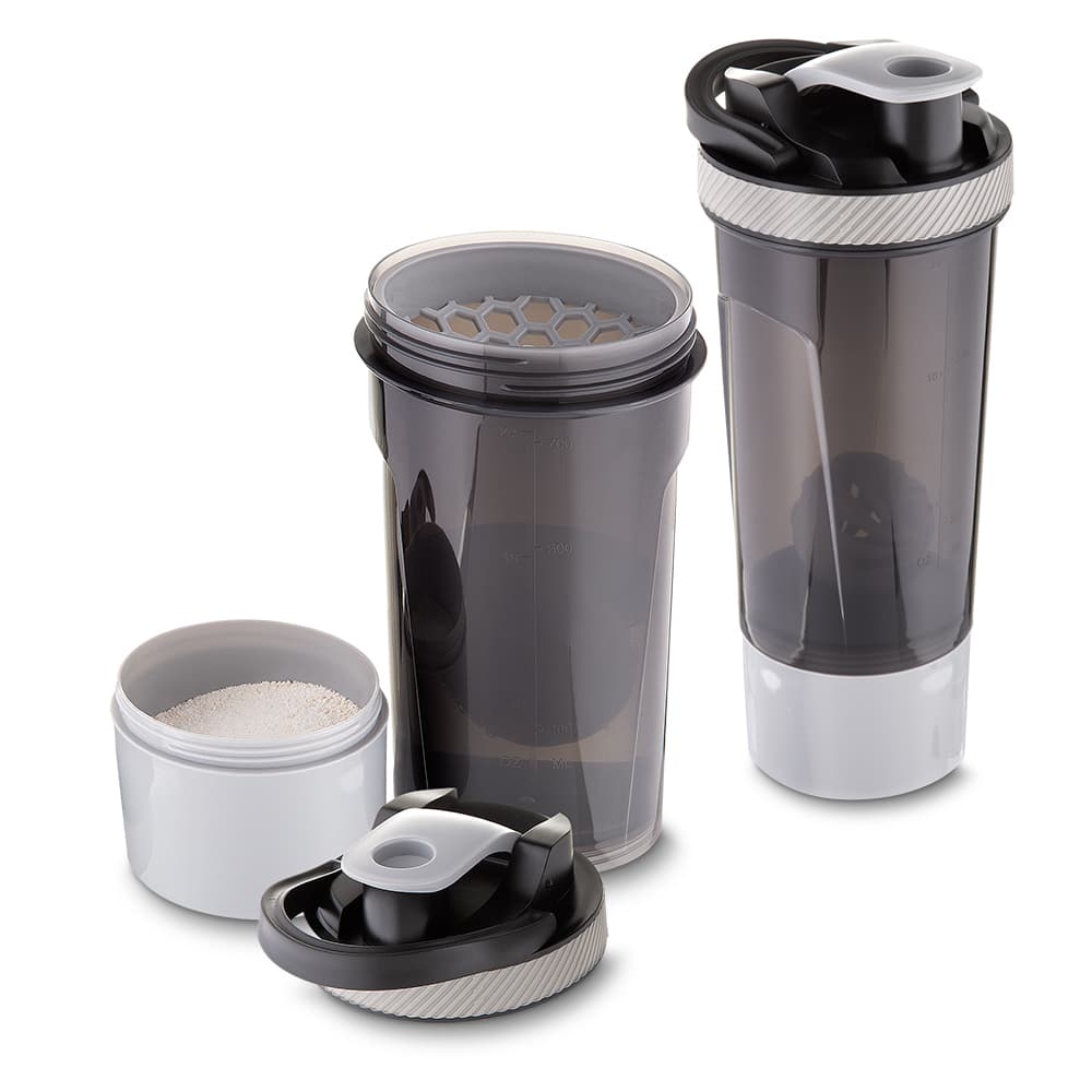 Garrafa Coqueteleira Shakeira de 720ml Academia Proteína Bola Shaker Garrafa Shake