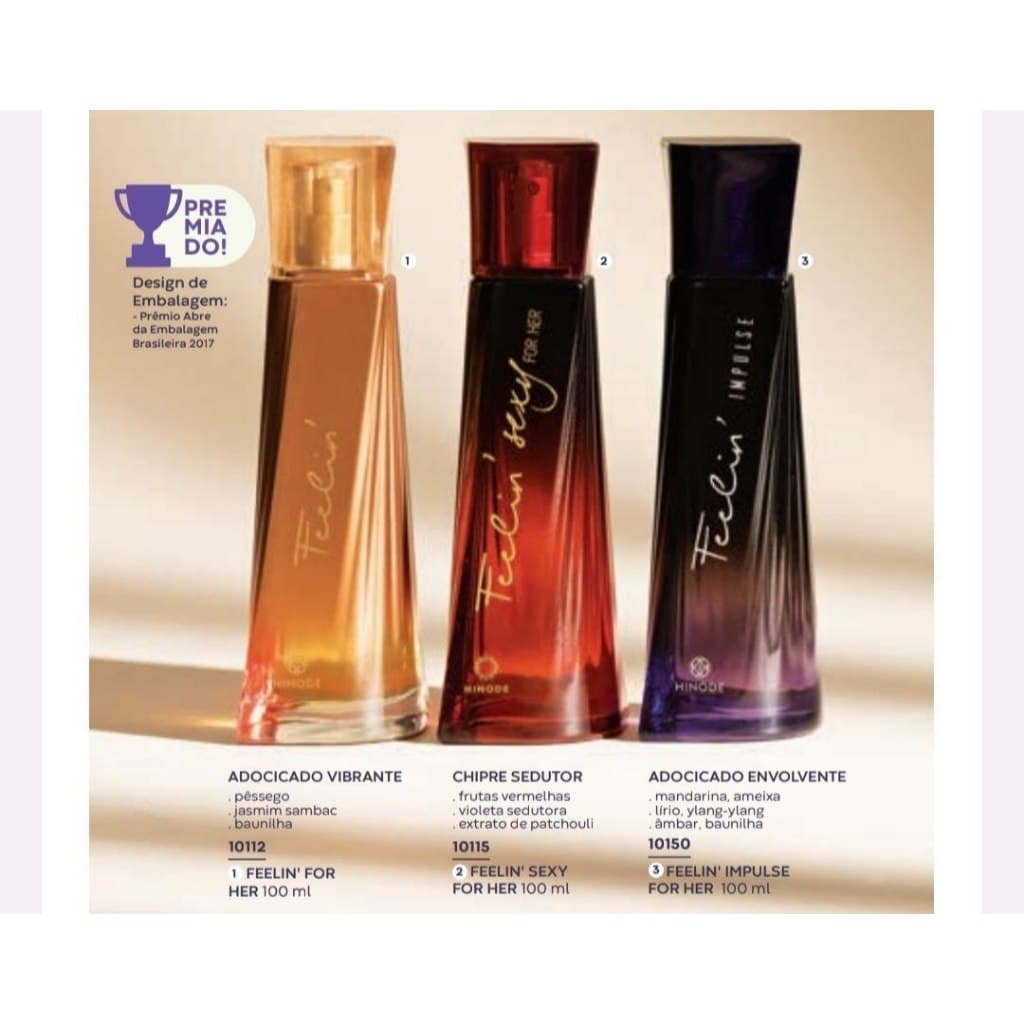 Hinode Perfume Feminino LINHA FEELIN
