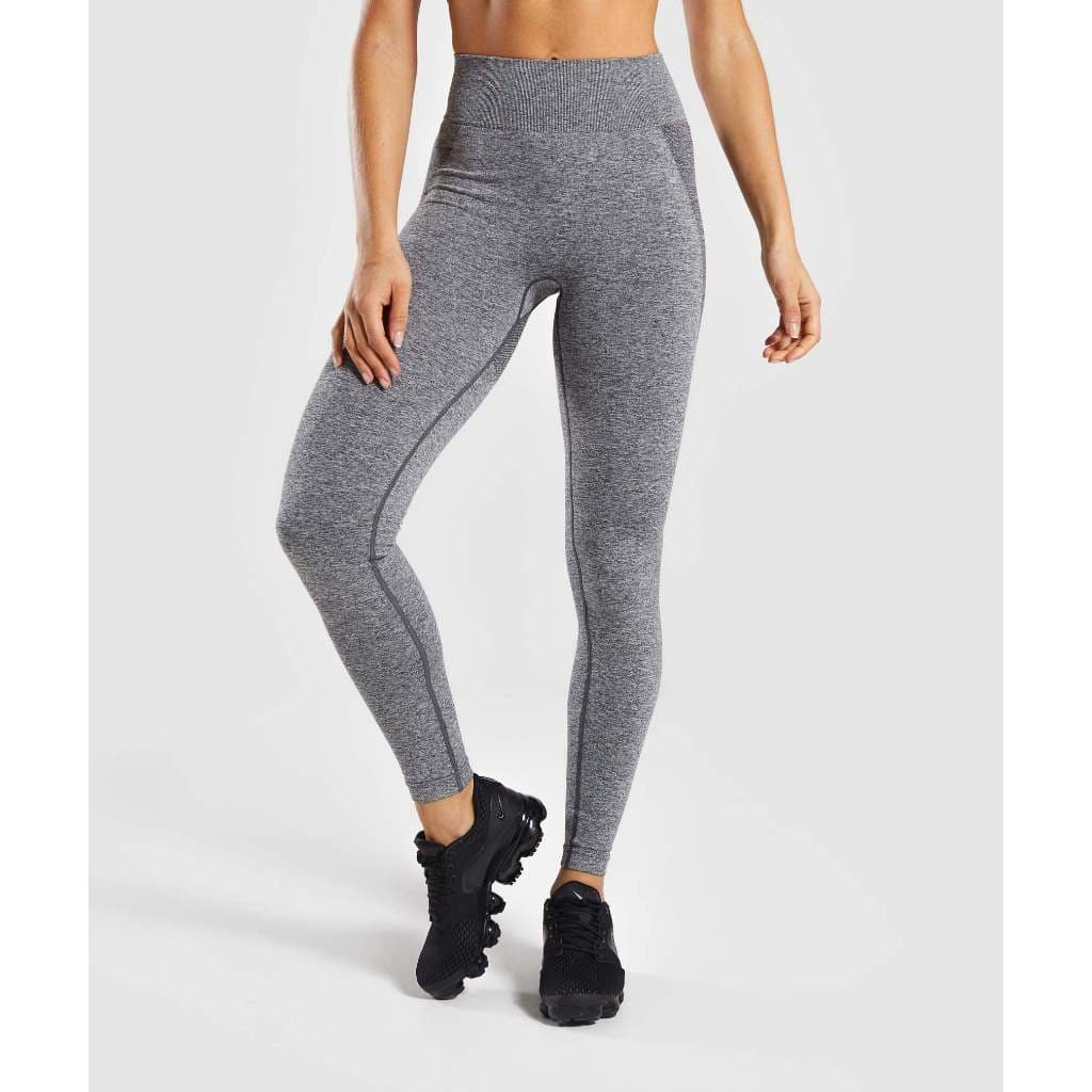 Kit 2 Calças Legging Feminina em Suplex com Cintura Alta e Zero Transparência