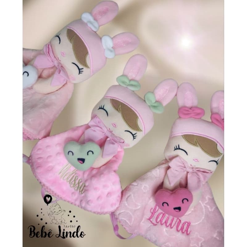 Naninha para bebê/ Naninha para menina/ naninha coelha