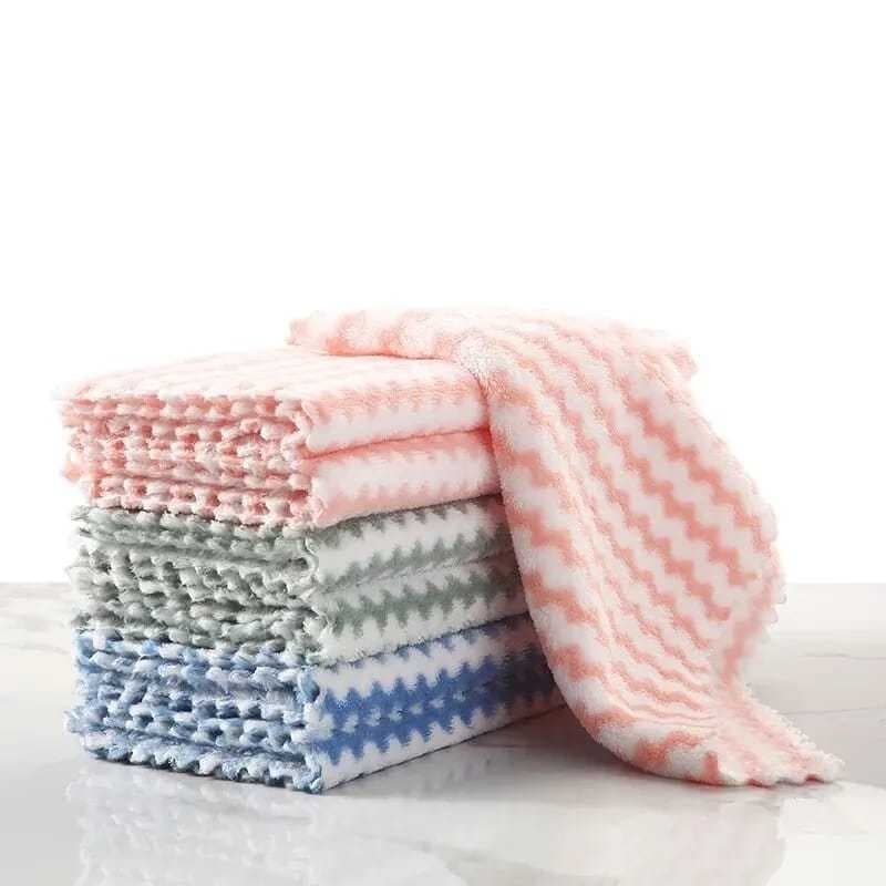 10 Panos De Limpeza Multiuso Cozinha Fogão Pia Em Microfibra 15x20cm