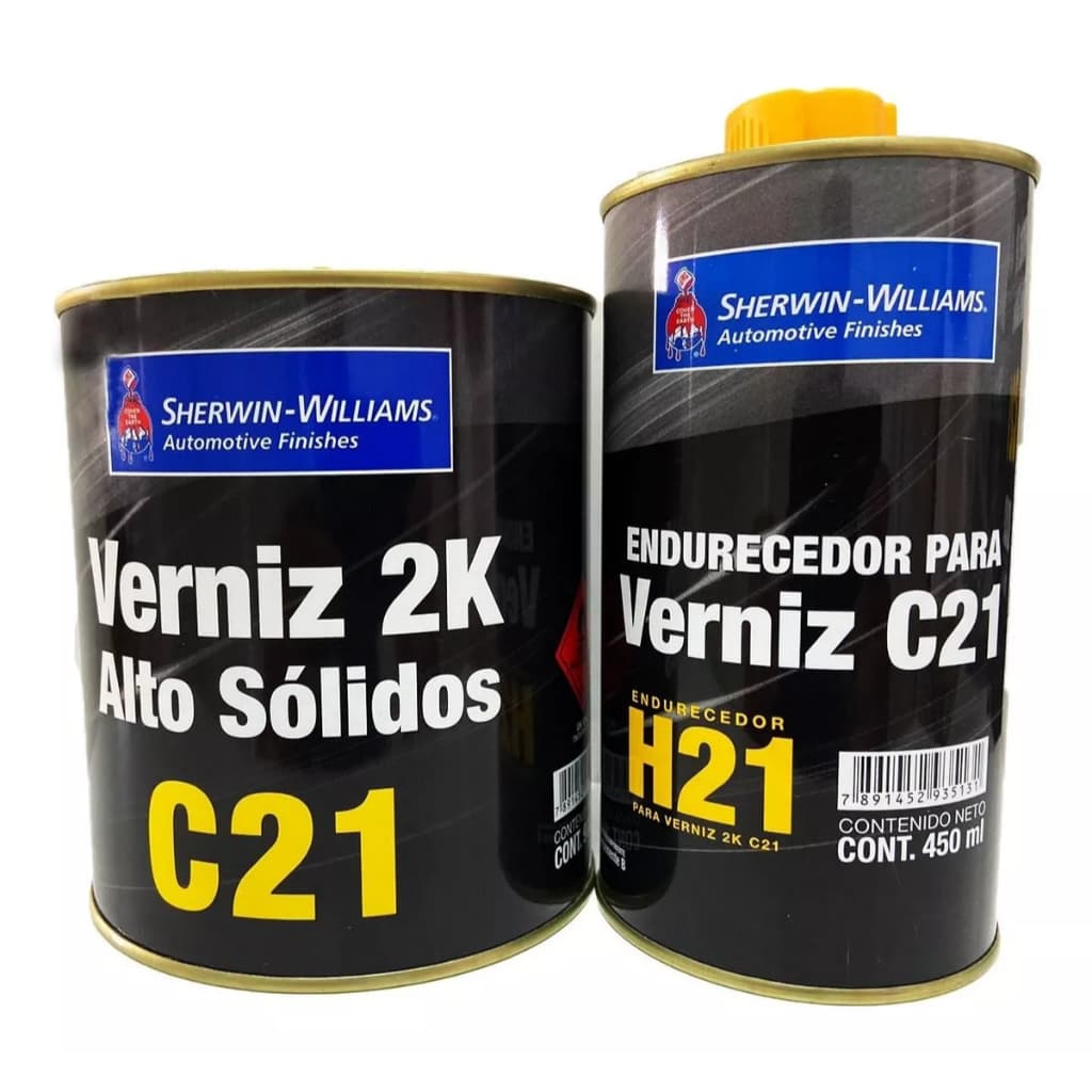 Verniz C21 Lazzuril 2k Alto Solidos Com Catalisador