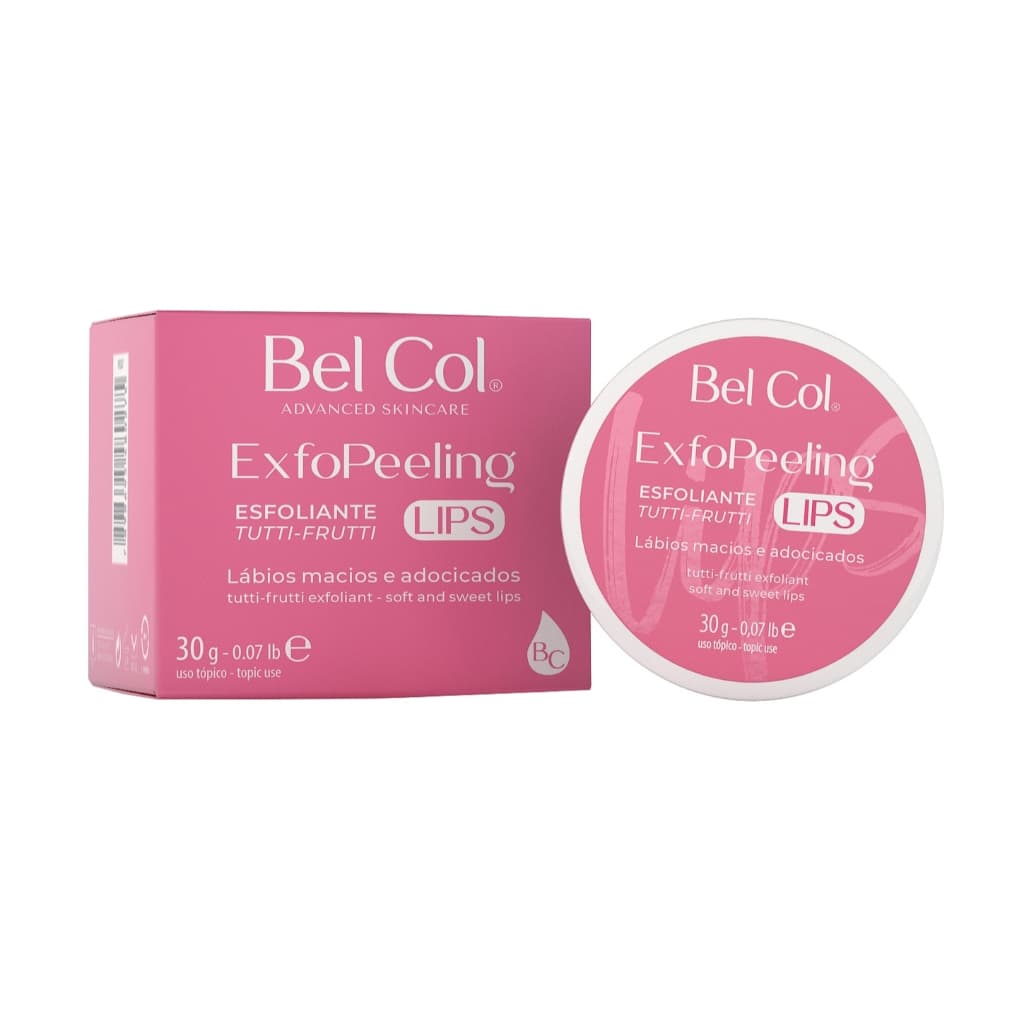 Esfoliante Labial Hidratante Maciez Tutti Frutti Bel Col 30g