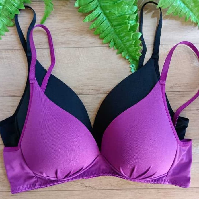 Kit c/ 2 und. Sutiã Com Bojo Soft Conforto Sem Aro Sutia conforto promoção