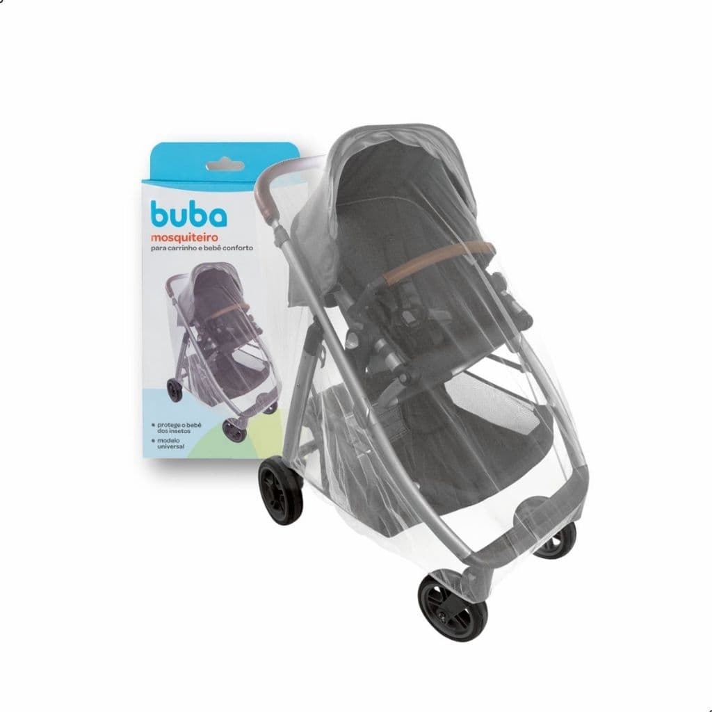 Mosquiteiro para Carrinho de Bebê Conforto Buba Proteção Infantil Contra Insetos Universal
