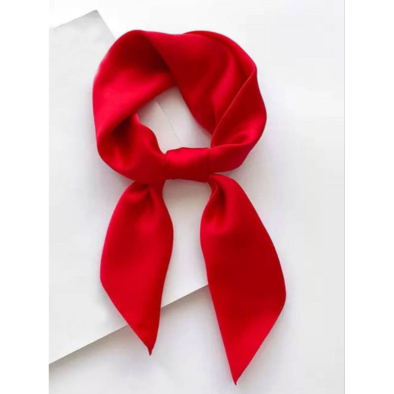 Lenço Cetim Vermelho