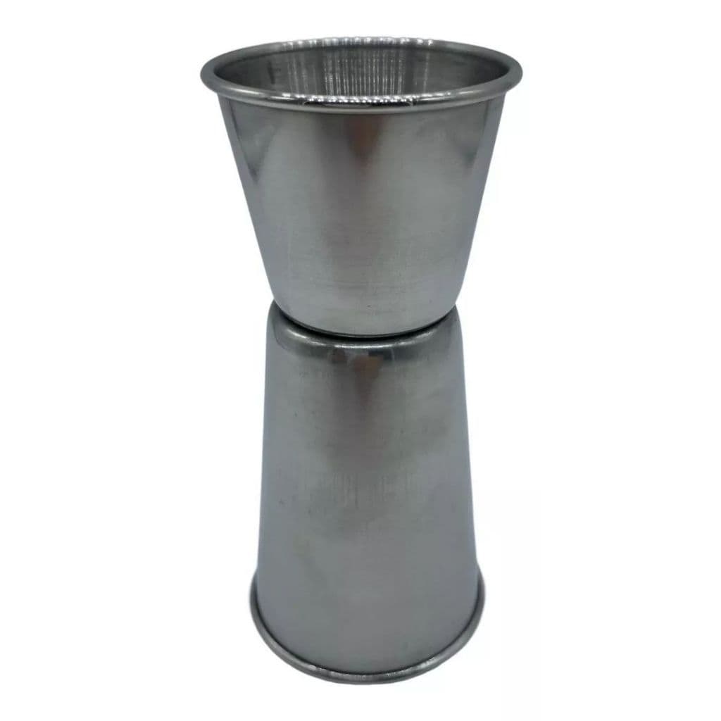 Dosador De Bebidas Duplo 20/40ml Moderno Prático Cor Prata menor preço