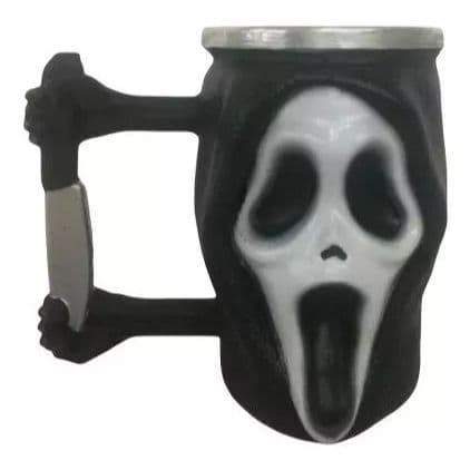 Caneca Resina Pânico Filme Terror 250ml Zona Criativa