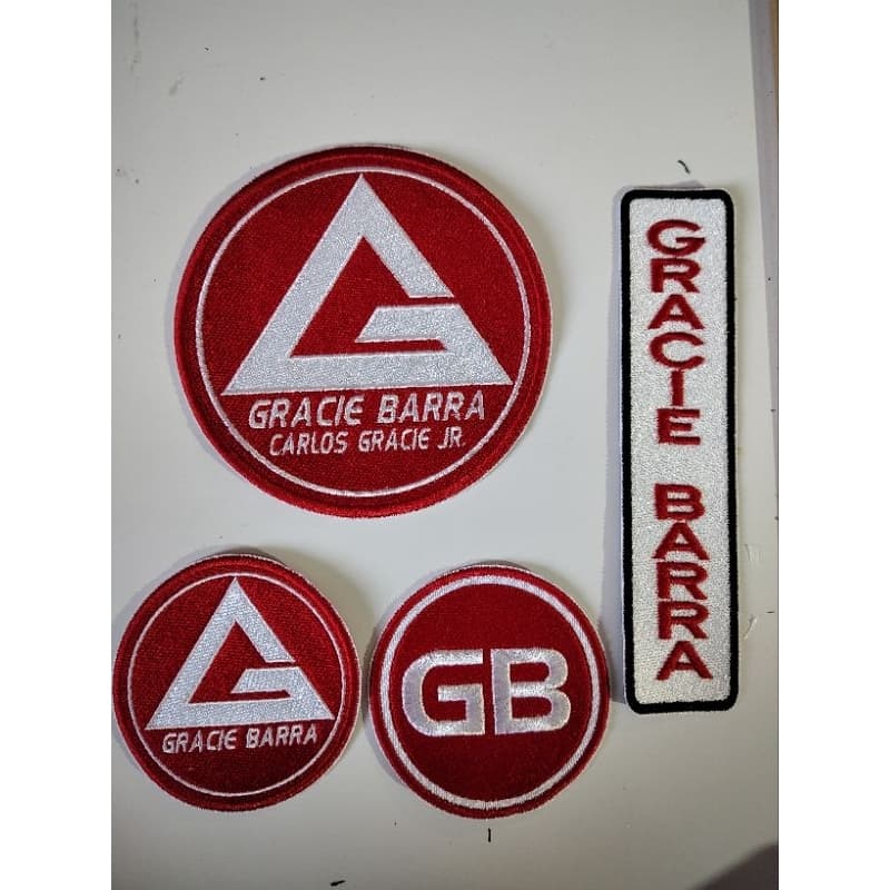 PATCH BORDADO TERMOCOLANTE-EQUIPE GRACIE BARRA